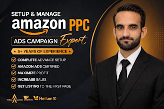 setup and optimize amazon PPC campaigns for all products