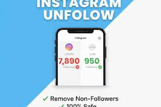manually unfollow instagram followings who dont follow you back