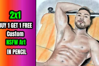 male figure art illustration