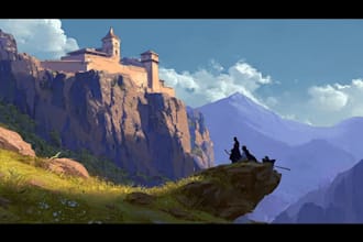 craft high quality concept art and visual  illustrations