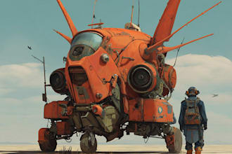 draw sci fi illustration and sci fi art