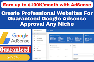 setup complete website for guaranteed google adsense approval for any niche