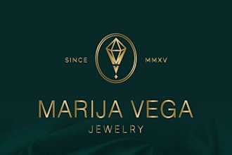 do jewelry logo design with unlimited revisions