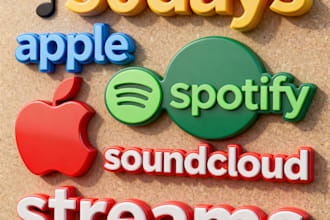 do 30days apple spotify soundcloud streams,music promotion