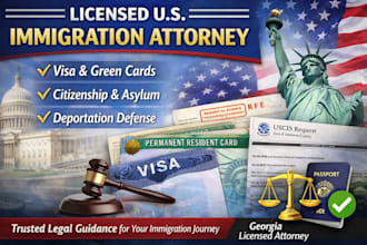 be your licensed US immigration attorney for visas and green cards