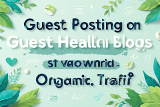 publish guest posts on real health blogs