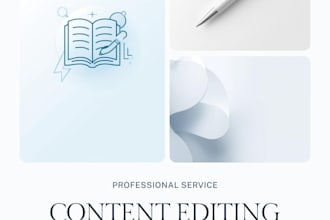 rewrite and improve your content for clarity and readability