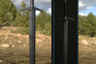 3d model and texture game ready assets