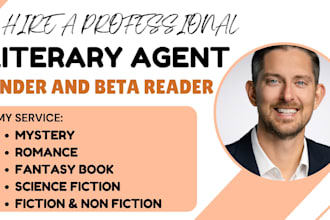 beta read and critique sci fi romance fantasy fiction, find top literary agent