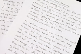 write anything with my beautiful handwriting