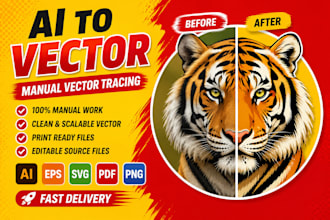 convert ai generated image to editable vector tracing