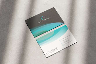 design a modern luxury business card for your brand