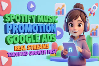 spotify music promotion with google ads for real streams or targeted growth fast