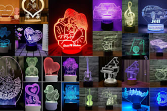 do all acrylic work like a lamp and acrylic award etc