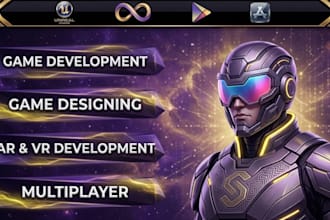 develop unreal engine game ,ar,VR, metaverse experience