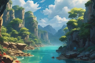 create anime, games, illustration, and novel background