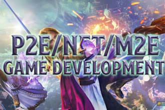 develop 3d game, game development, nft game, p2e game, metaverse game, VR game
