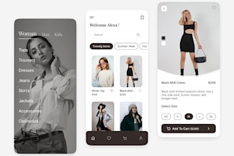 develop ai marketplace app listing ecommerce app ai multi vendor shopping app