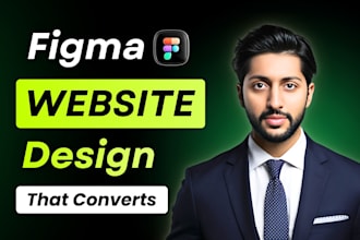 design a professional figma website UI UX with clean layouts