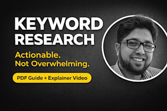 conduct advanced keyword research with an SEO action plan