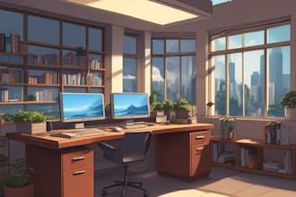 make anime style art and animated backgrounds