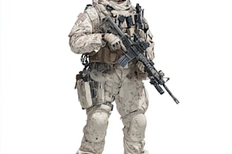 draw tactical, warrior ,or military themed illustrations
