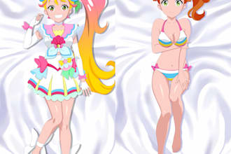 draw sfw or nsfw anime dakimakura illustration