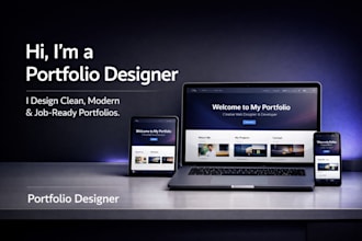 build a professional portfolio website fast