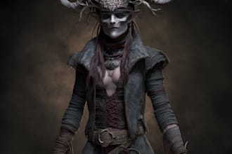 fantasy horror and fantasy horror character