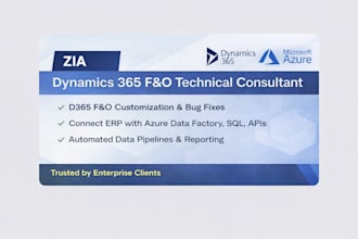 provide dynamics 365 f n o technical support, customization, and integrations
