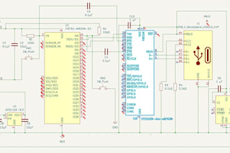 design a custom pcb and schematic ready for manufacturing