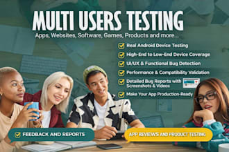 test your mobile app for bugs, UI, UX, usability