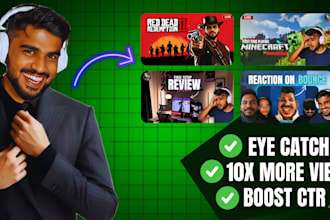 design eyecatching youtube thumbnails to boost CTR