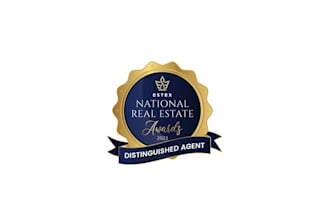 design a digital award iconic logo for real estate agents