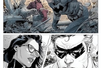 do comic book illustration, superhero comic strip