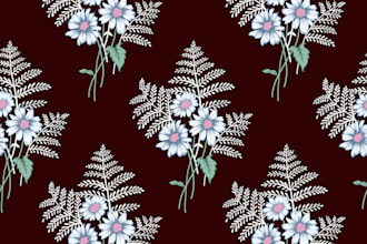 design textile cad patterns ready for fabric production