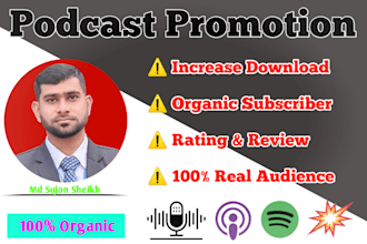 help promote your podcast on apple and spotify