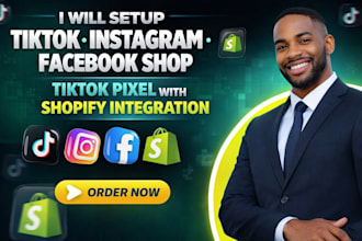 setup tiktok instagram facebook shop tiktok pixel with shopify integration