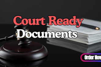 draft complaints, motions, and court ready legal documents