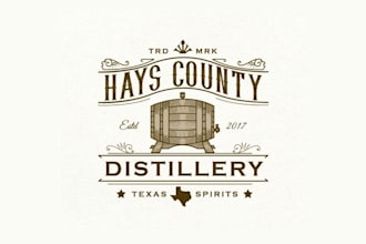 design a texas distillery beer bar logo for your business