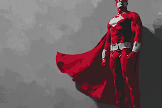 create your fantasy science fiction superhero character