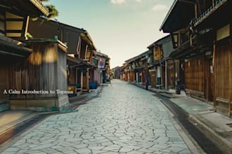 create a toyama half day starter travel plan
