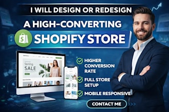 create a high converting shopify store to generate more sales