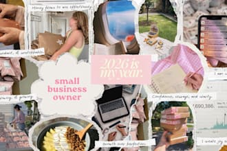 create a personalized digital vision board