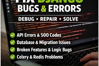 fix django bugs, errors, and backend issues