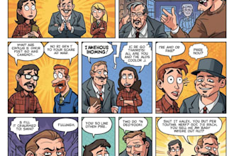 a personalized comic strip for you in cartoon style