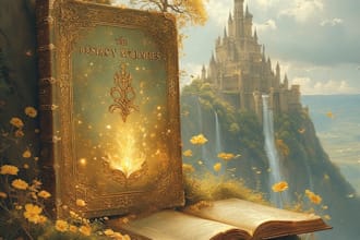 create an fantasy book cover