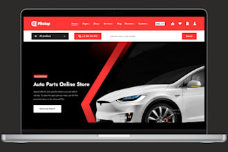 build auto part website shopify store automotive website auto part car parts