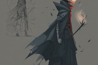 draw awesome dnd character art, fantasy cartoons, and rpg maps