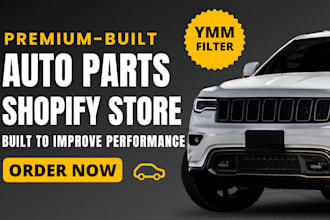auto parts shopify store automotive website car parts automobile auto part store
